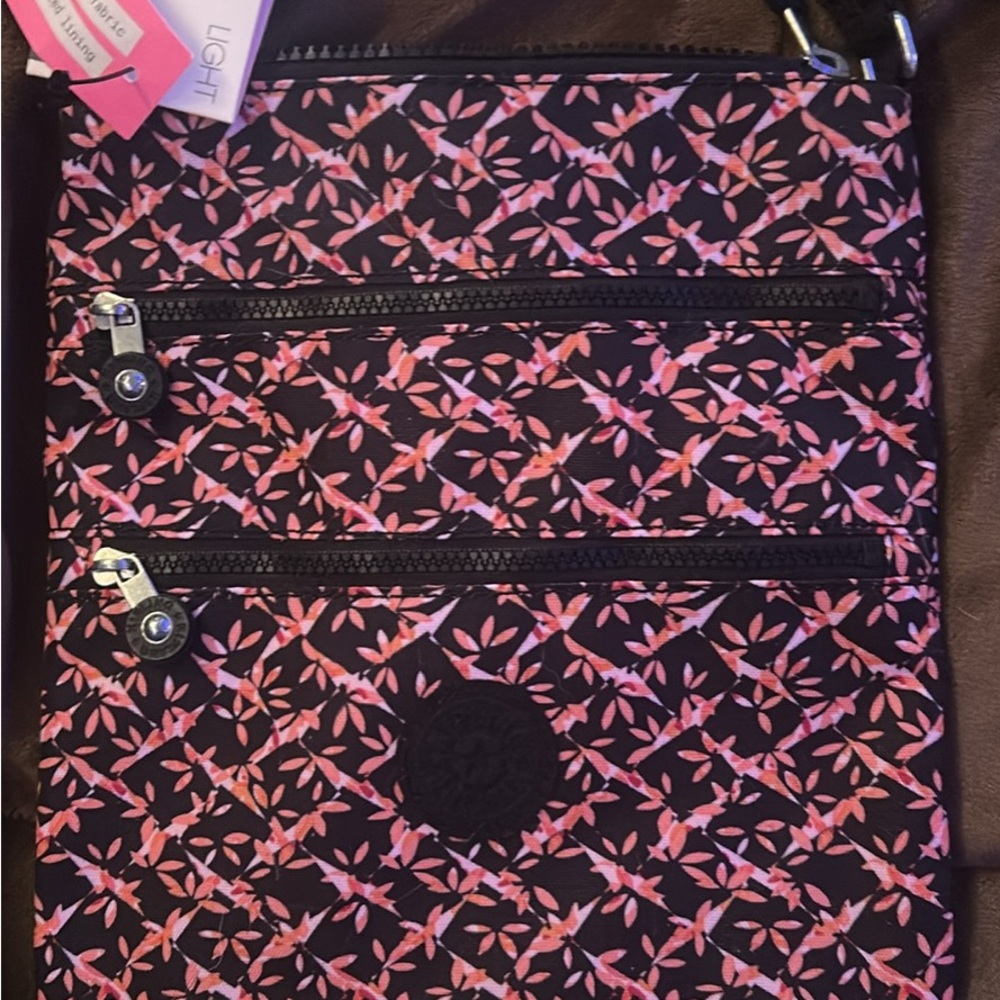 Kipling Pink and Black Crossbody Bag